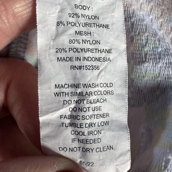 IBKUL Women’s Sz S Peri Peace Sign Long Sleeve Mock Golf Shirt UPF 50+ - Picture 6 of 9